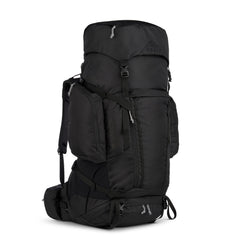 Kelty Coyote 65L backpack side view shows stable frame for rugged trails.
