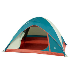 Kelty Discovery Basecamp 4P tent exterior, spacious shelter for group camping.