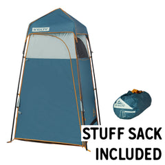 Kelty Discovery H2GO steel pole frame showing central hub and freestanding setup