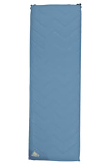 Kelty Galactic SI sleeping pad in pack shows compact setup for easy car camping.