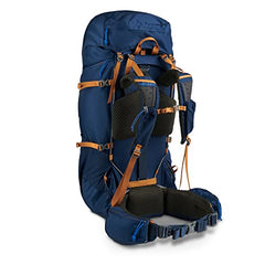 Kelty Glendale 85L Pageant Blue hip belt pockets for small items