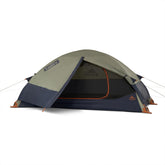 Kelty Late Start 1P tent showing quickcorner setup for fast shelter
