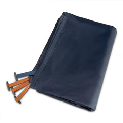 Kelty Late Start footprint protects tent floor on rocky campsite surfaces for durability.