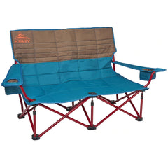 Kelty Low Loveseat front view shows two-person folding chair with sturdy frame