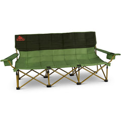 Kelty Lowdown Couch setup at campsite with spacious three-person seating