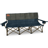 Kelty Lowdown Couch setup shows generous three-seat space for friends and family.