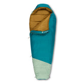 Kelty Mistral Kids 30-degree Deep Lake shell shows durable recycled fabric for weather-ready adventures.