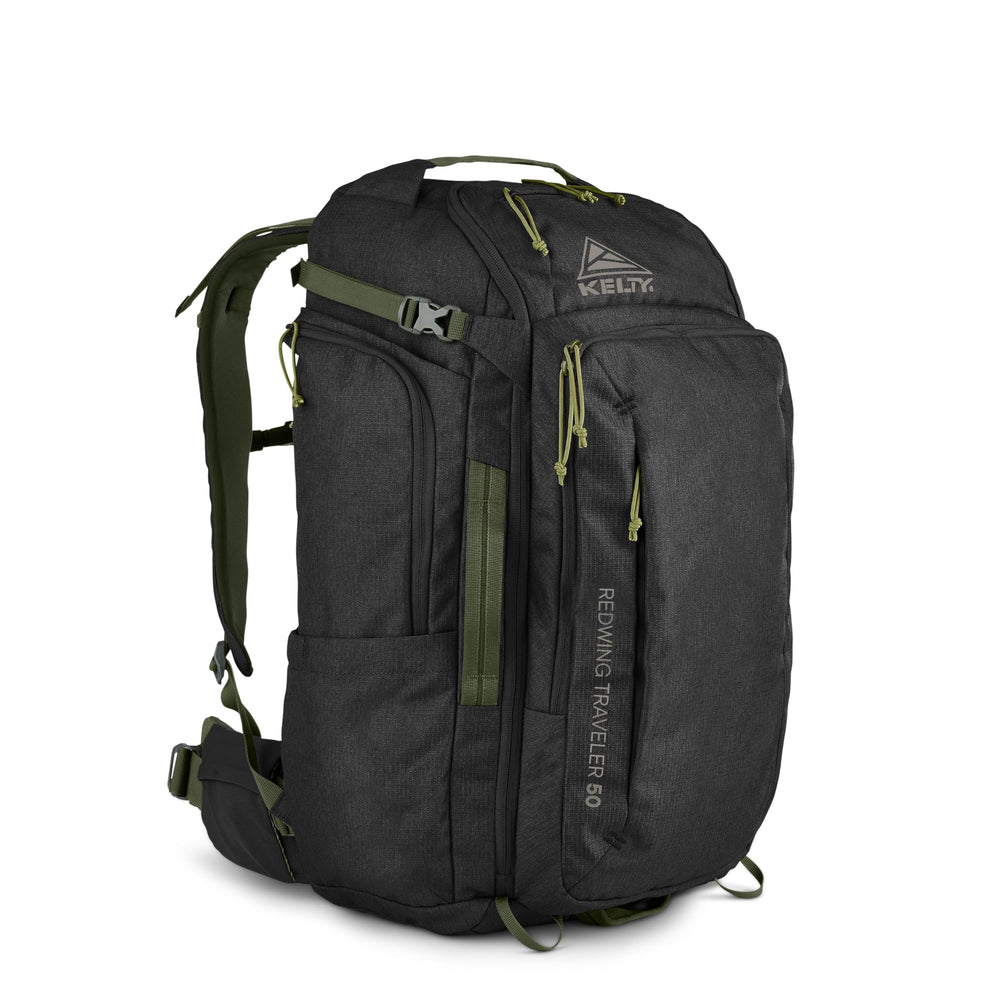 Kelty Redwing Traveler with wide U-zip opening for easy packing and quick access.