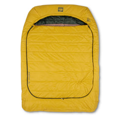 Kelty Tru.Comfort Doublewide 2P in Olive hood fits two standard pillows