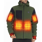 KEMIMOTO heated jacket back heating panel delivering core warmth for chilly rides