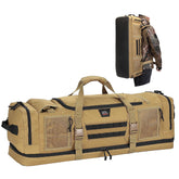 KEMIMOTO hunting duffel bag front pocket keeps essentials within easy reach.