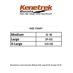 Kenetrek hunting gaiter Stormblocker membrane close-up highlighting waterproof, breathable protection.