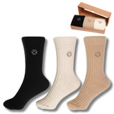 Kenko Merino Wool Socks for Women with ribbed design for all-season warmth