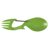 Kershaw Green Ration bottle opener clip for easy access on hikes