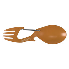 Kershaw Orange Ration front-view multi-tool for outdoor meals.