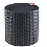 Keter Cool Side Table with ice chest keeps drinks cold outdoors