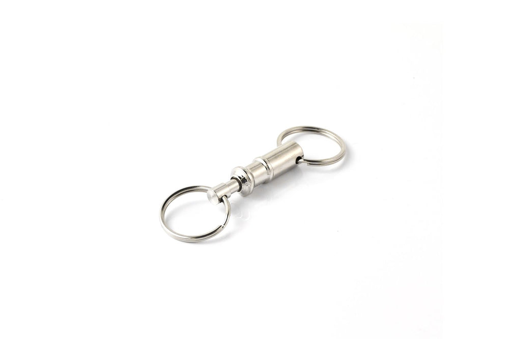 KEY-BAK Quick Release Side Slide with chrome cylinder enables fast key separation.