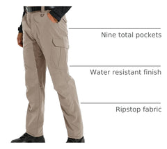 KFUBUO articulated knees improving mobility during climbs and hikes.