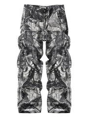 KGYA Men's Camo Cargo Pants front view for versatile daily wear
