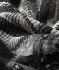 KGYA camo cargo pants pocket layout close-up highlighting extra storage