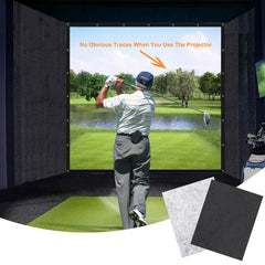 KHAMPA patch on black golf enclosure illustrating color-matched repair