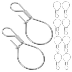 KICHOUSE 10-pack angling buckles for durable, quick-lock line management.