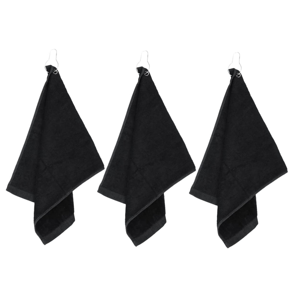 KICHOUSE cotton sports towel with hook, attach to golf bag for quick access.