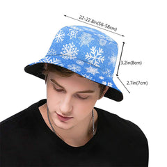 Kicoyuaz Christmas hat, back view, stylish foldable design for travel