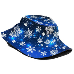 Kicoyuaz Merry Christmas print bucket hat, sunny day style