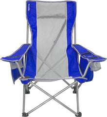 Kijaro Sling Beach Chair Maldives Blue, headrest detachable for customizable support.
