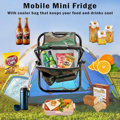 Kikerike insulated cooler bag interior ready for drinks and snacks.