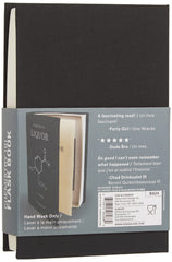 Kikkerland Chemistry 101 Flask Book interior highlights 4-ounce capacity for on-the-go refreshments.