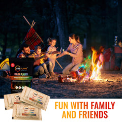 Kiknek Fireflame color-change packets appeal to kids during campfire night