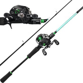 Kilitn 6 ft green baitcast rod and reel combo