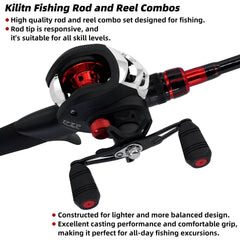 Kilitn fiberglass telescopic rod with high sensitivity