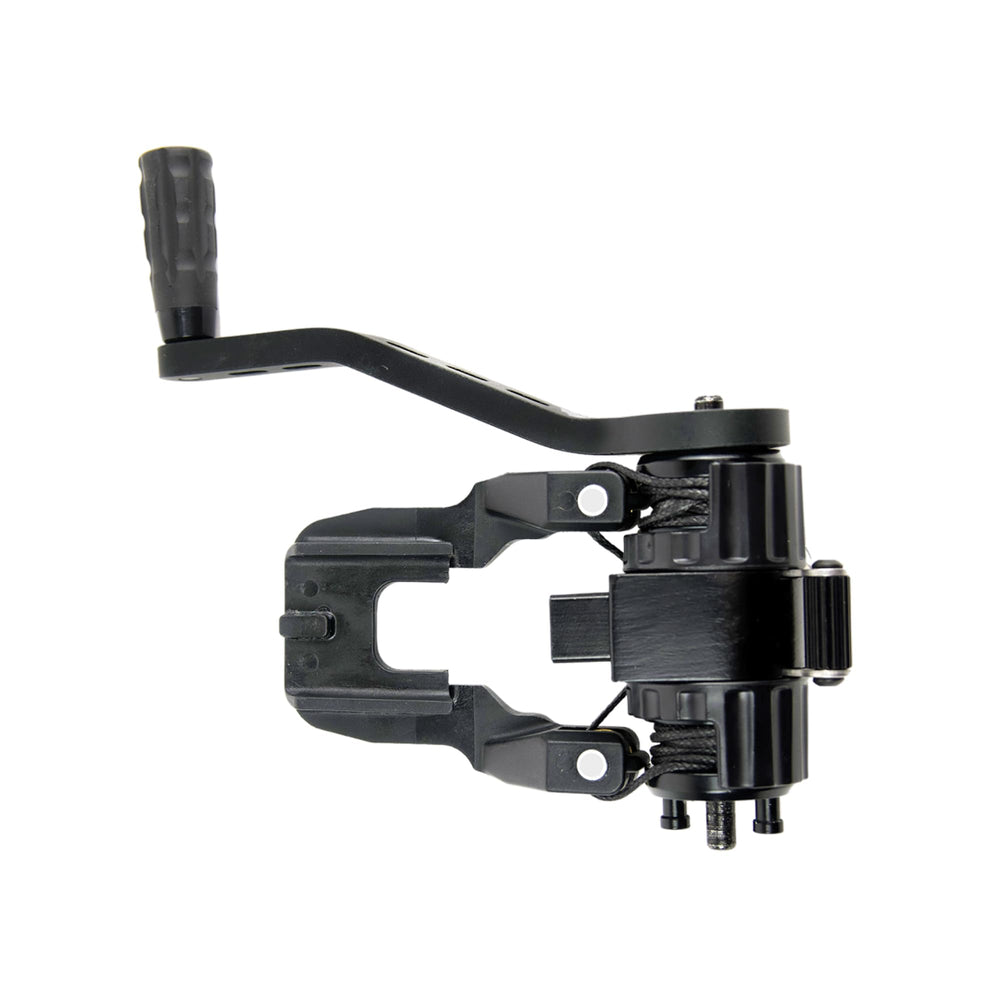 Killer Instinct DSC compact sled crank angled shot for silent cocking and quick setup.