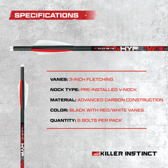 Killer Instinct V-Track nock system showing improved string contact.