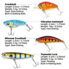 Paddle tail and curly tail swimbaits with jig heads