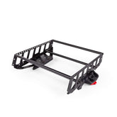 KimpexConnect versatile rack side view highlights lightweight aluminum construction for rugged trail use.