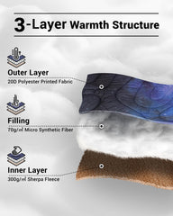 KingCamp blanket with water-repellent 20D polyester shell for light rain