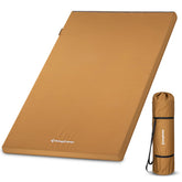 KingCamp Comfort XXL wide cot mat showing extra-wide cot fit and space