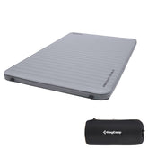 KingCamp double self-inflating sleeping pad setup for two, enabling shared comfort on camping trips.