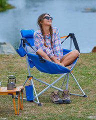 KingCamp Hammock Chair cup holder keeps drinks within reach