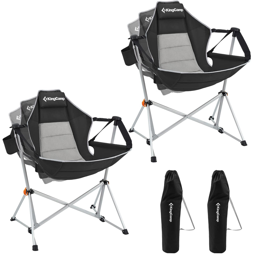 KingCamp hammock chair frame provides a stable, secure swing