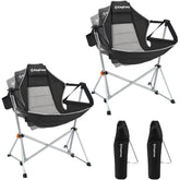 KingCamp hammock chair frame provides a stable, secure swing