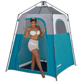 KingCamp Instant Shower Tent front view showing quick assembly for outdoor privacy