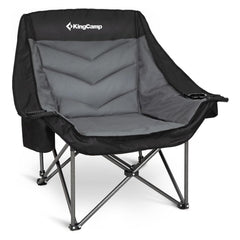 KingCamp oversized XL chair front view with wide seat for tall guests