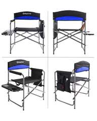 KingCamp padded armrests provide easy leverage when standing from the chair