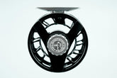 Kingfisher Big Blackfoot Reel front view shows durable aluminum construction for lasting performance.