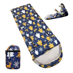 KINGROCK Christmas Sleeping Bag wearable design enables freedom of movement at camp